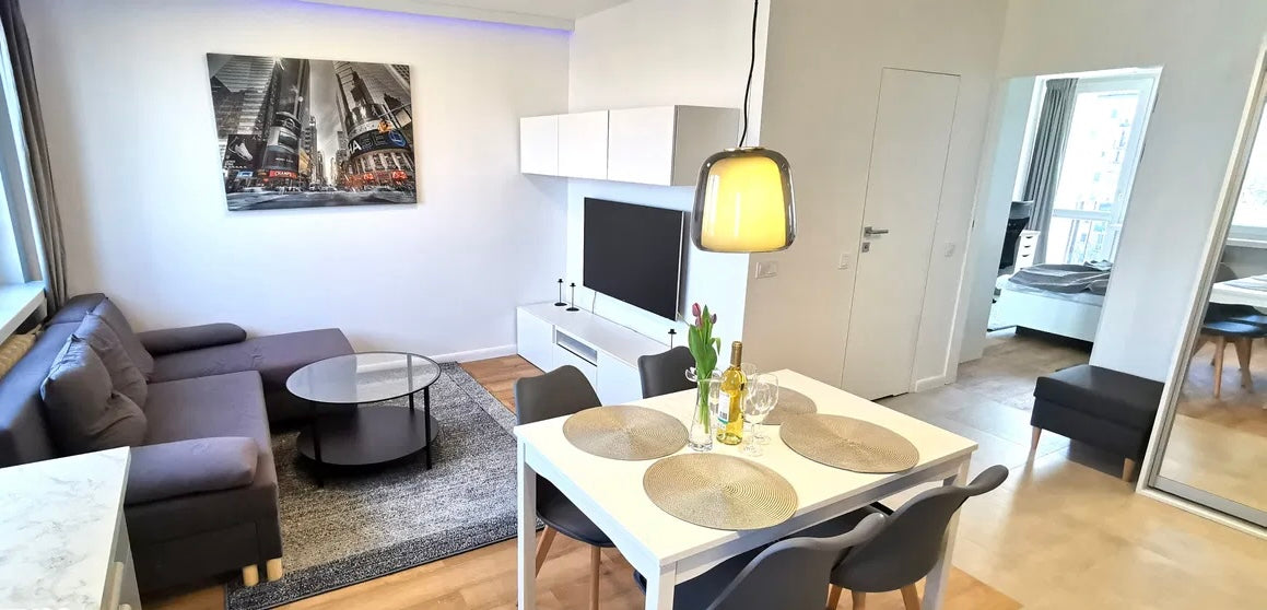 WYNAJEM | 2 pokoje | 43 m² | balkon | metro | Bielany | Warszawa