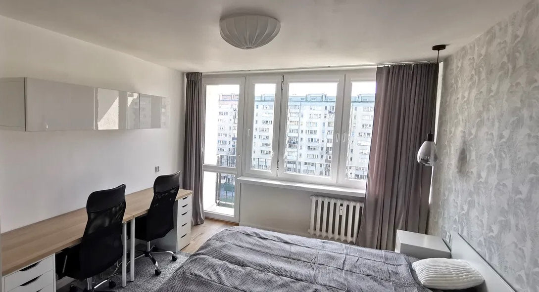 WYNAJEM | 2 pokoje | 43 m² | balkon | metro | Bielany | Warszawa
