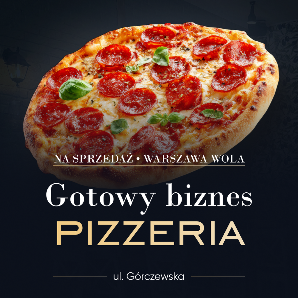 SPRZEDAŻ BIZNESU | Działająca pizzeria | 83,9 m² | Warszawa Wola | Górczewska