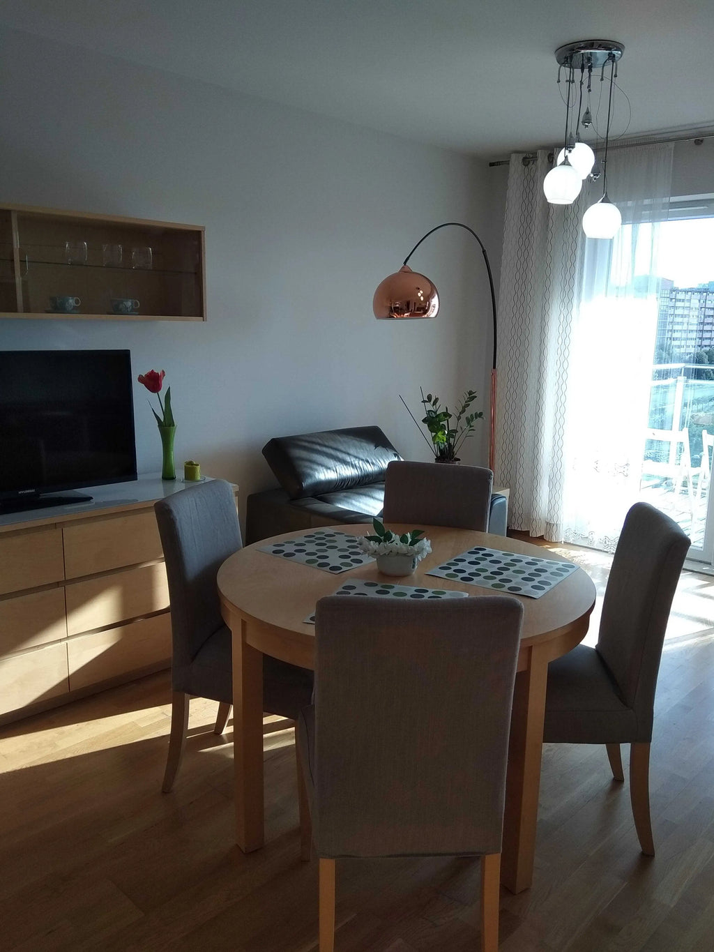 WYNAJEM | 2-pokojowy apartament 55 m² | Gdańsk Przymorze | 4 Oceany | Balkon + garaż