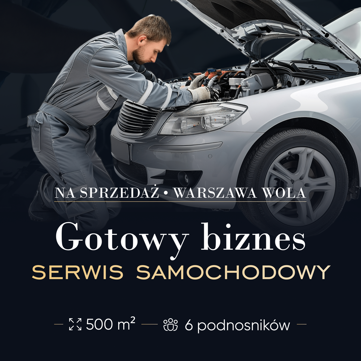 SPRZEDAŻ | Gotowy warsztat samochodowy ok. 500 m² | Warszawa Wola | al. Prymasa Tysiąclecia